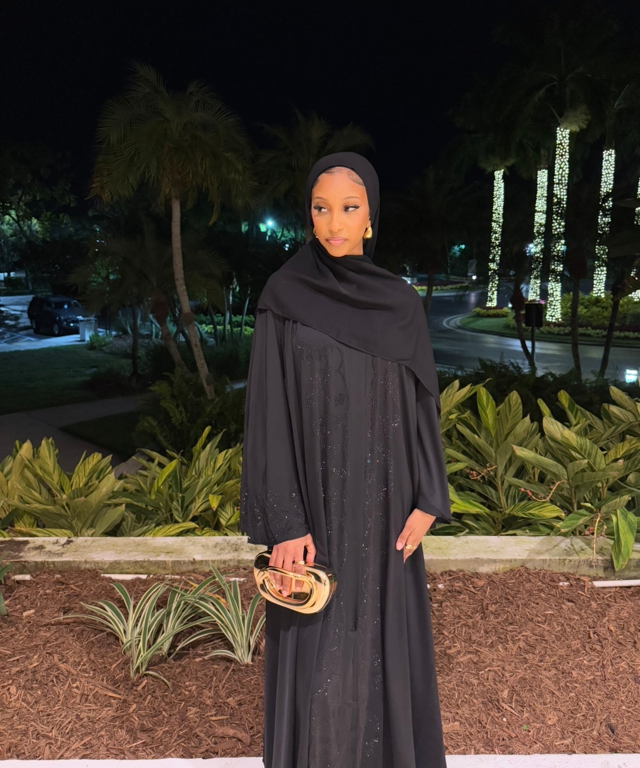 Black Luna Abaya Set