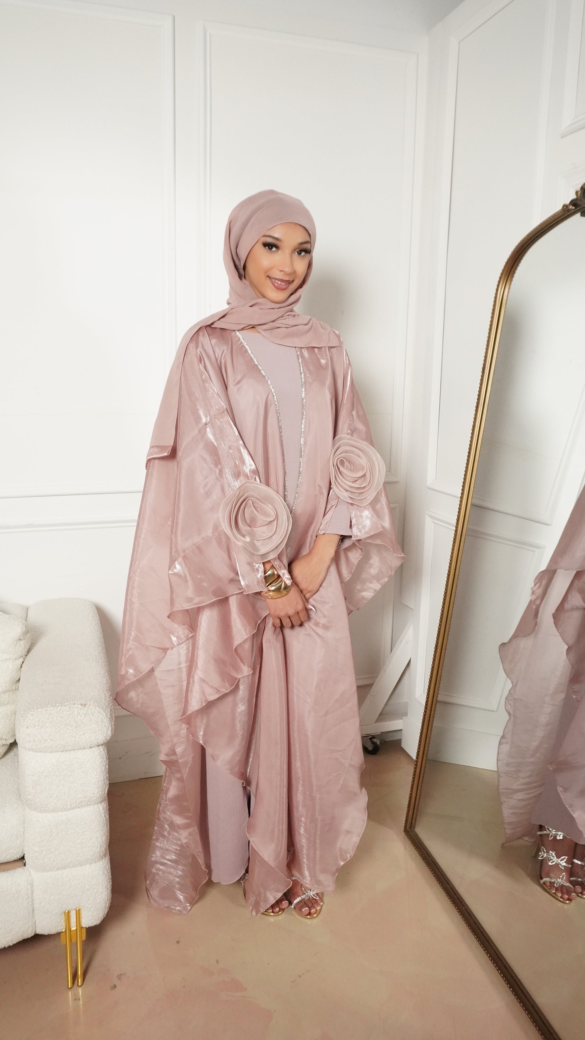 Blush Rose Abaya