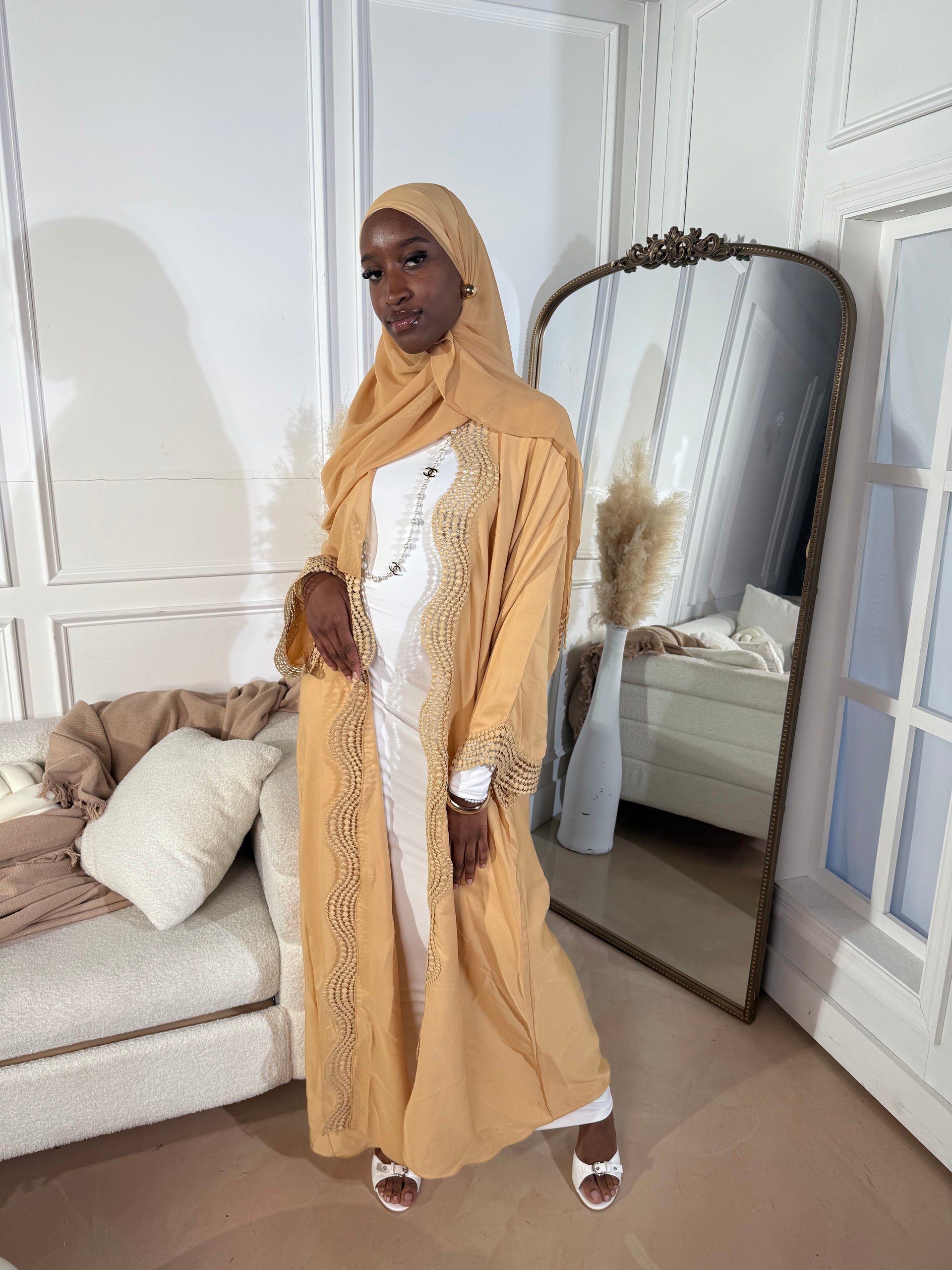 Yellow Amara Abaya Set