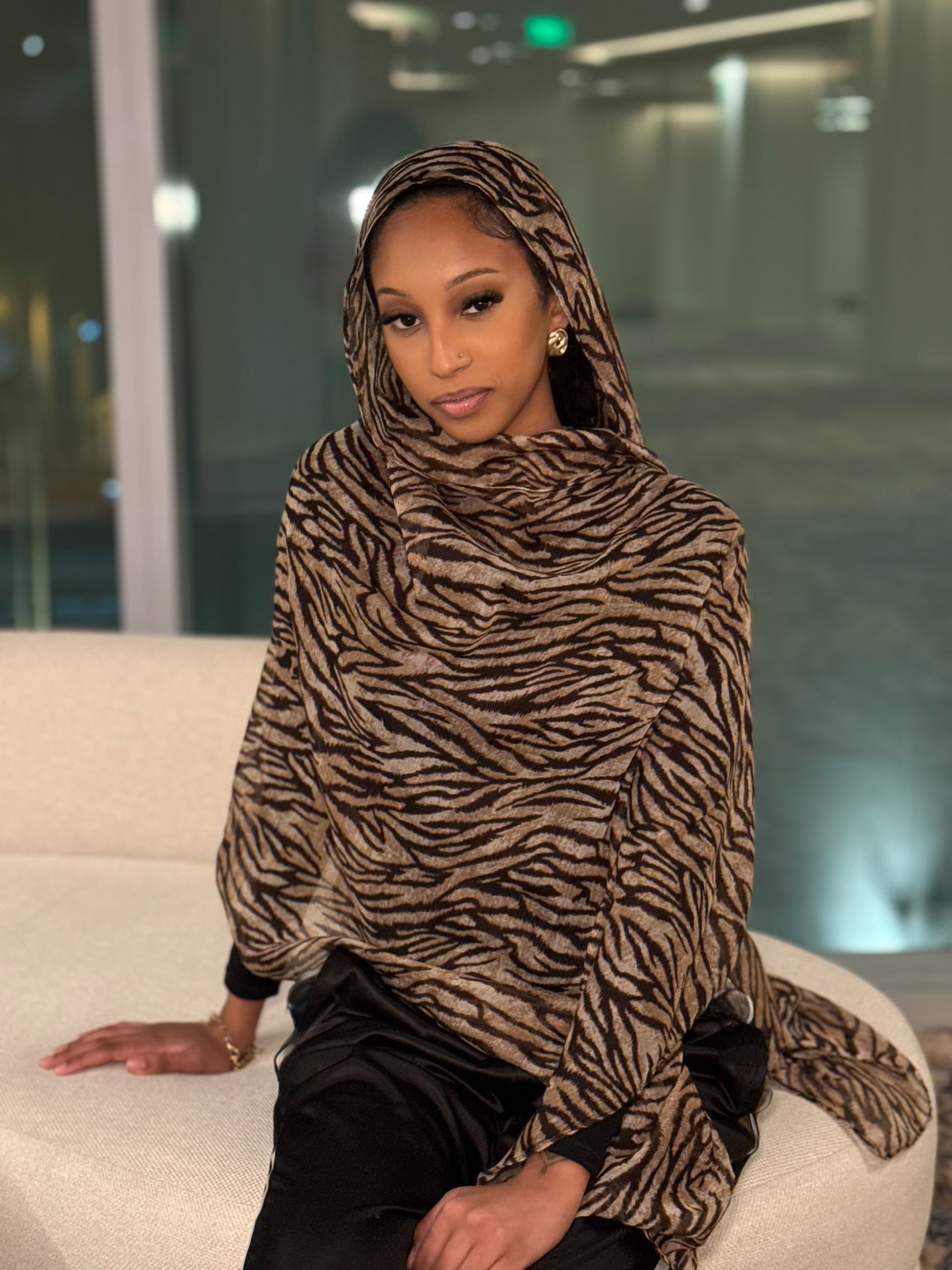 Sand Zebra Hijab