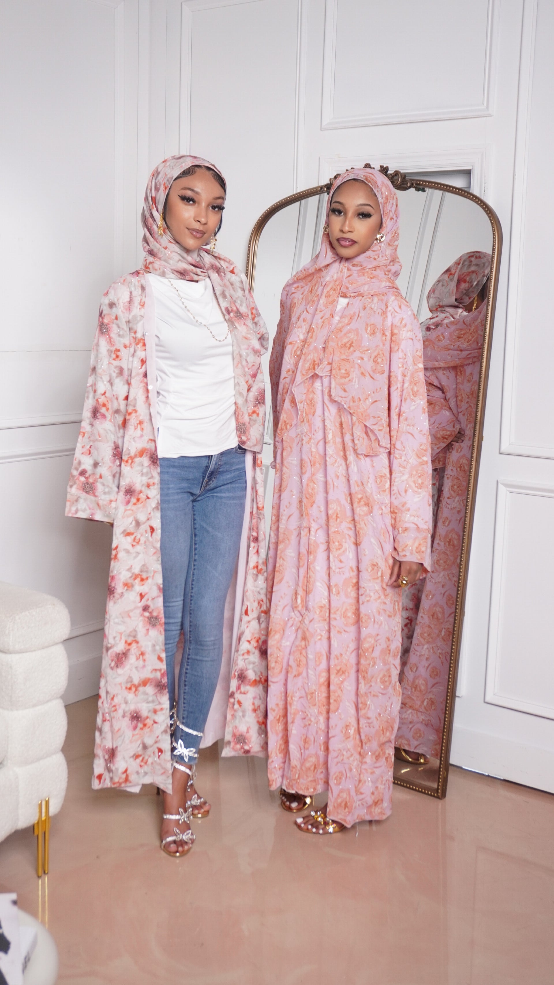 Soft Blush Abaya