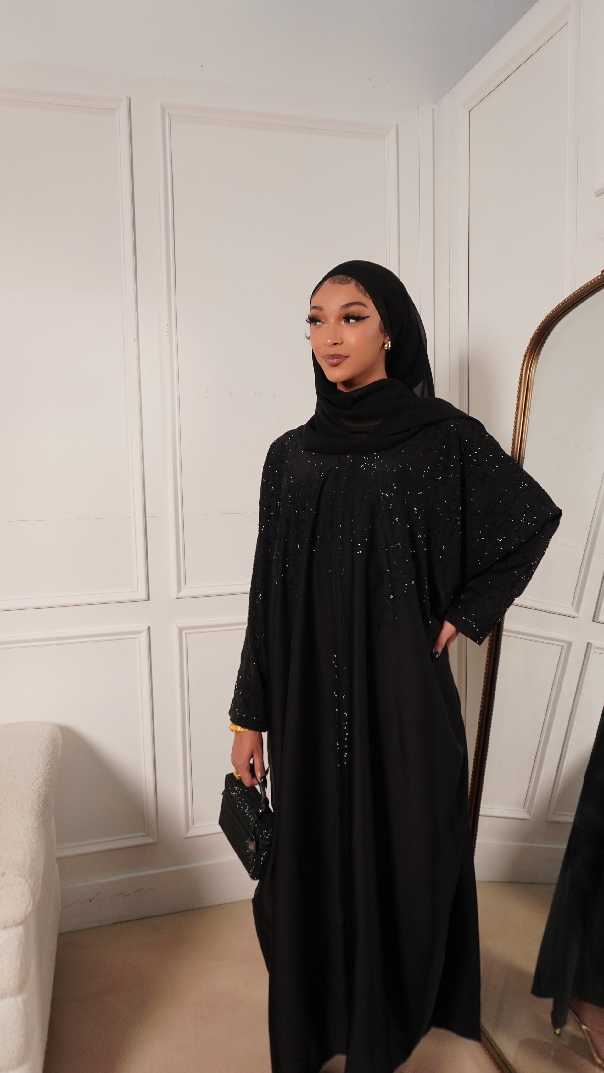 Black Noor Abaya Set