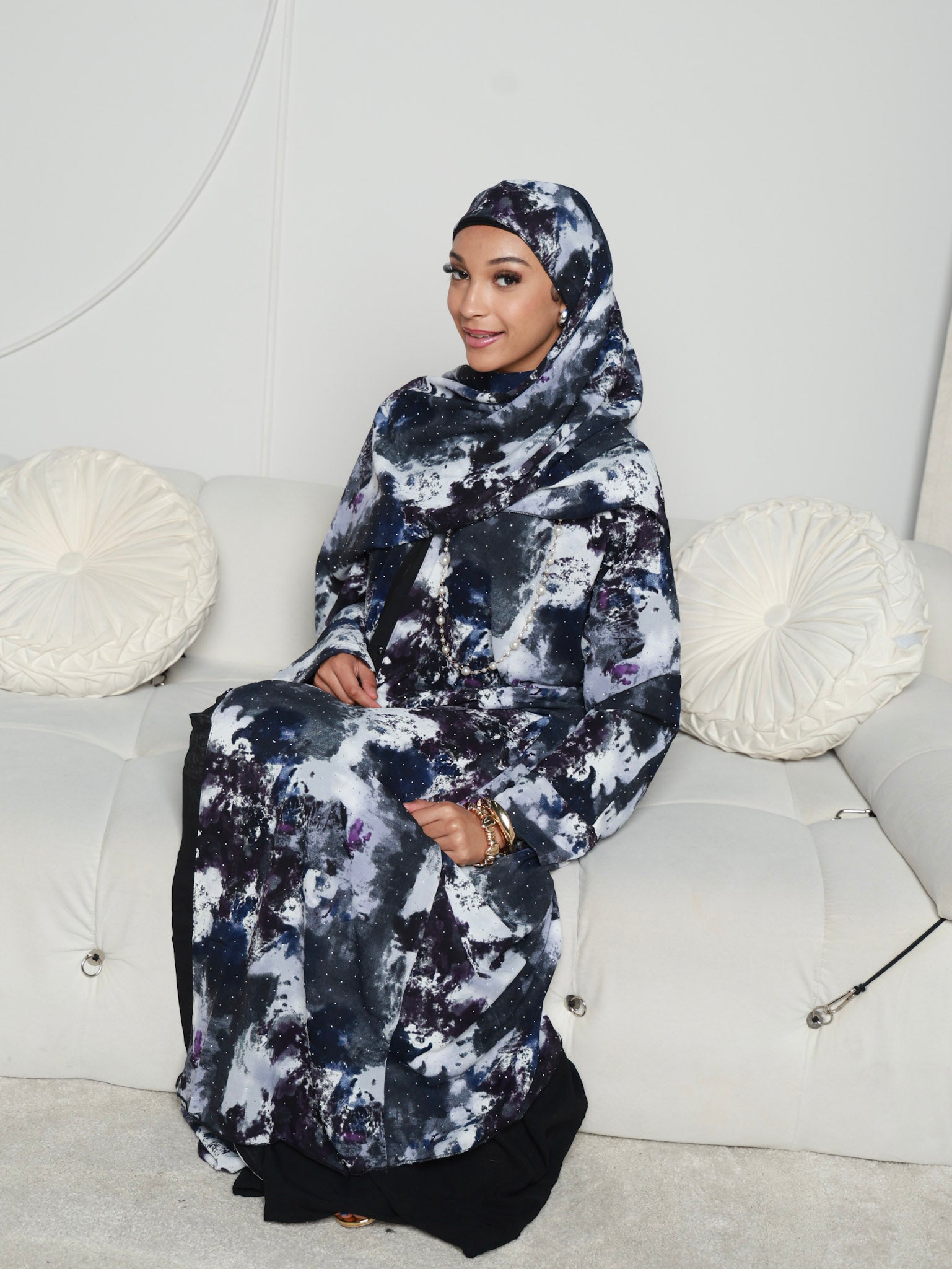 Storm Abaya Set