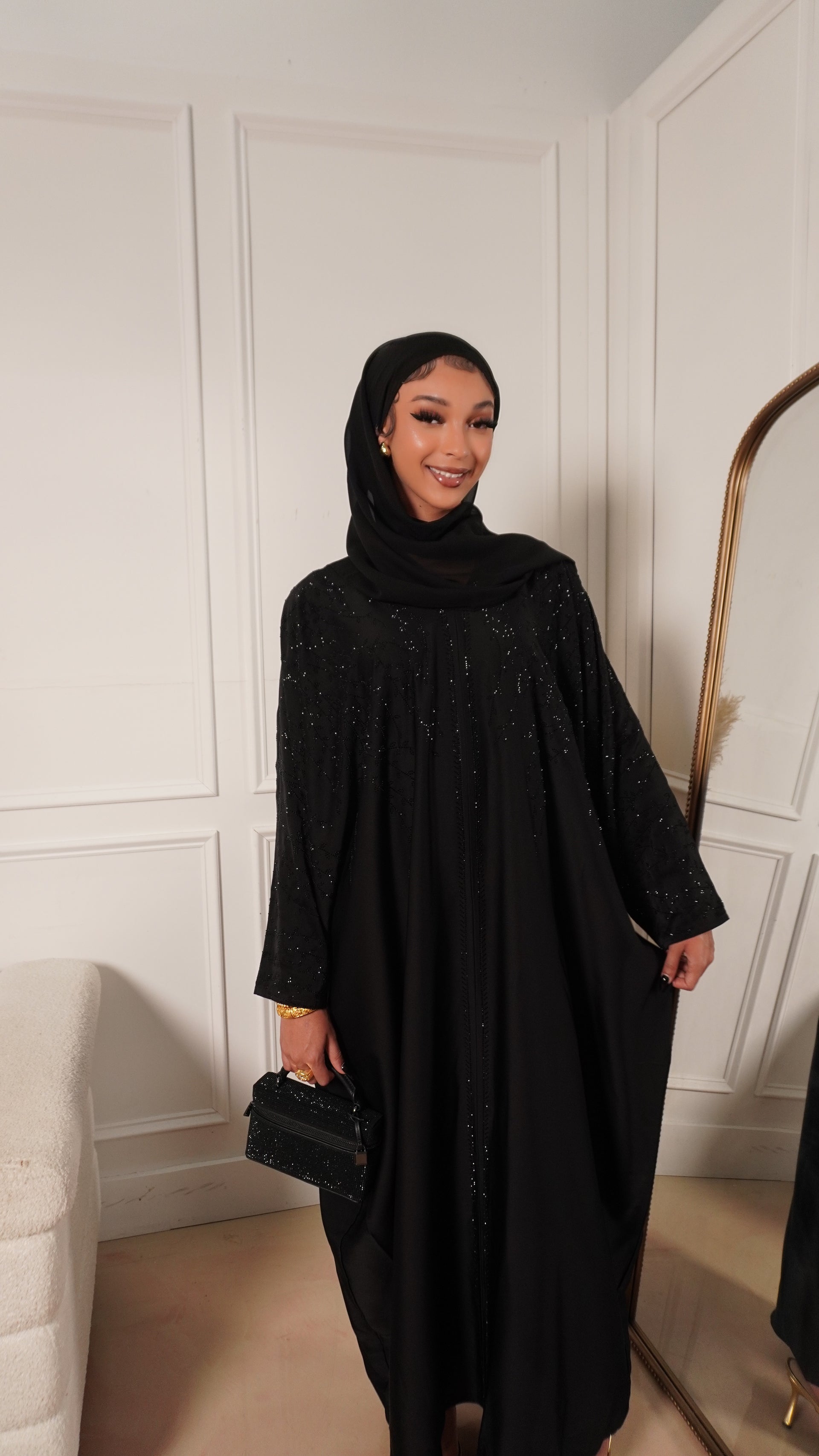 Black Noor Abaya Set