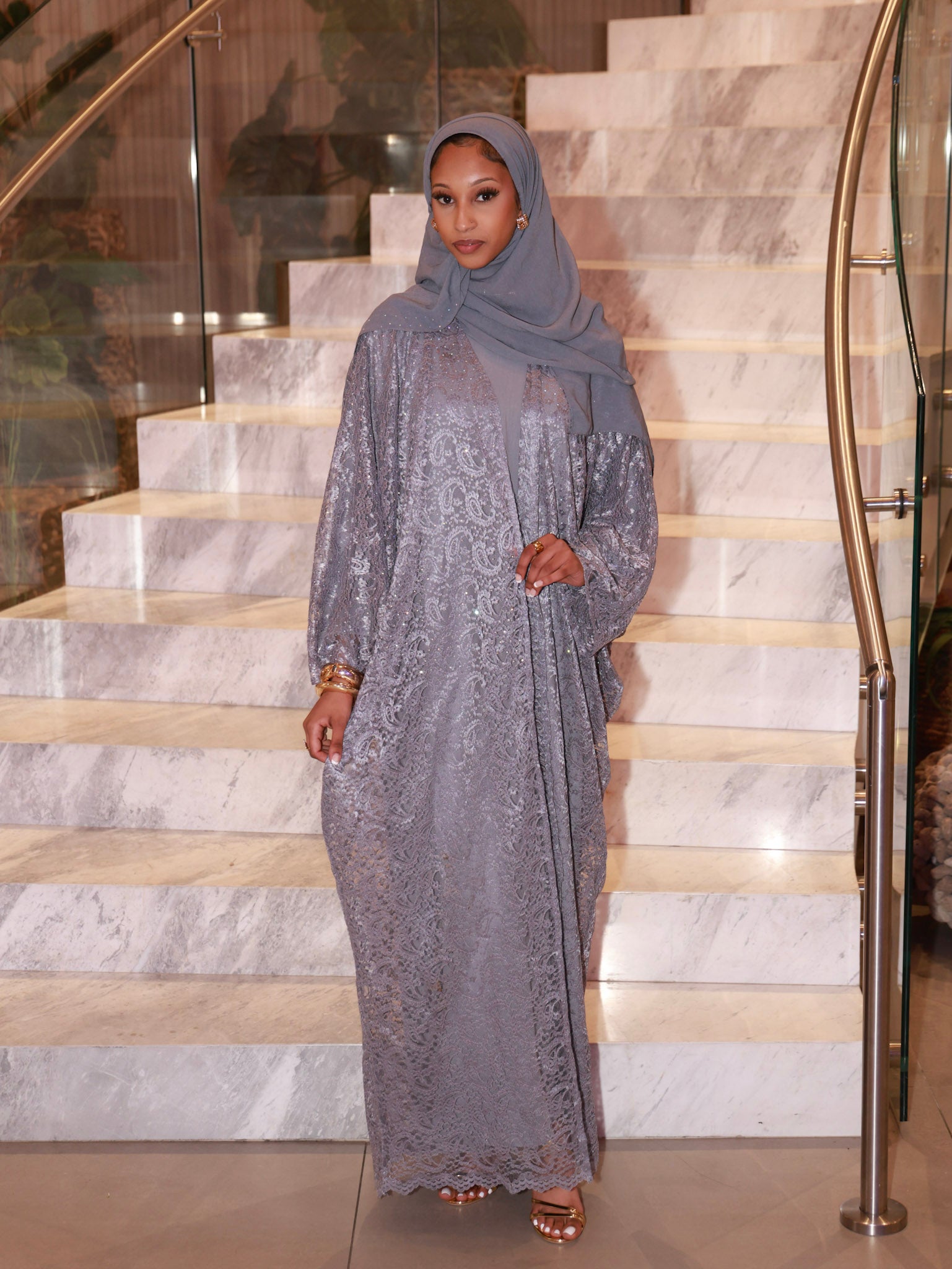 Serenity Lace Abaya