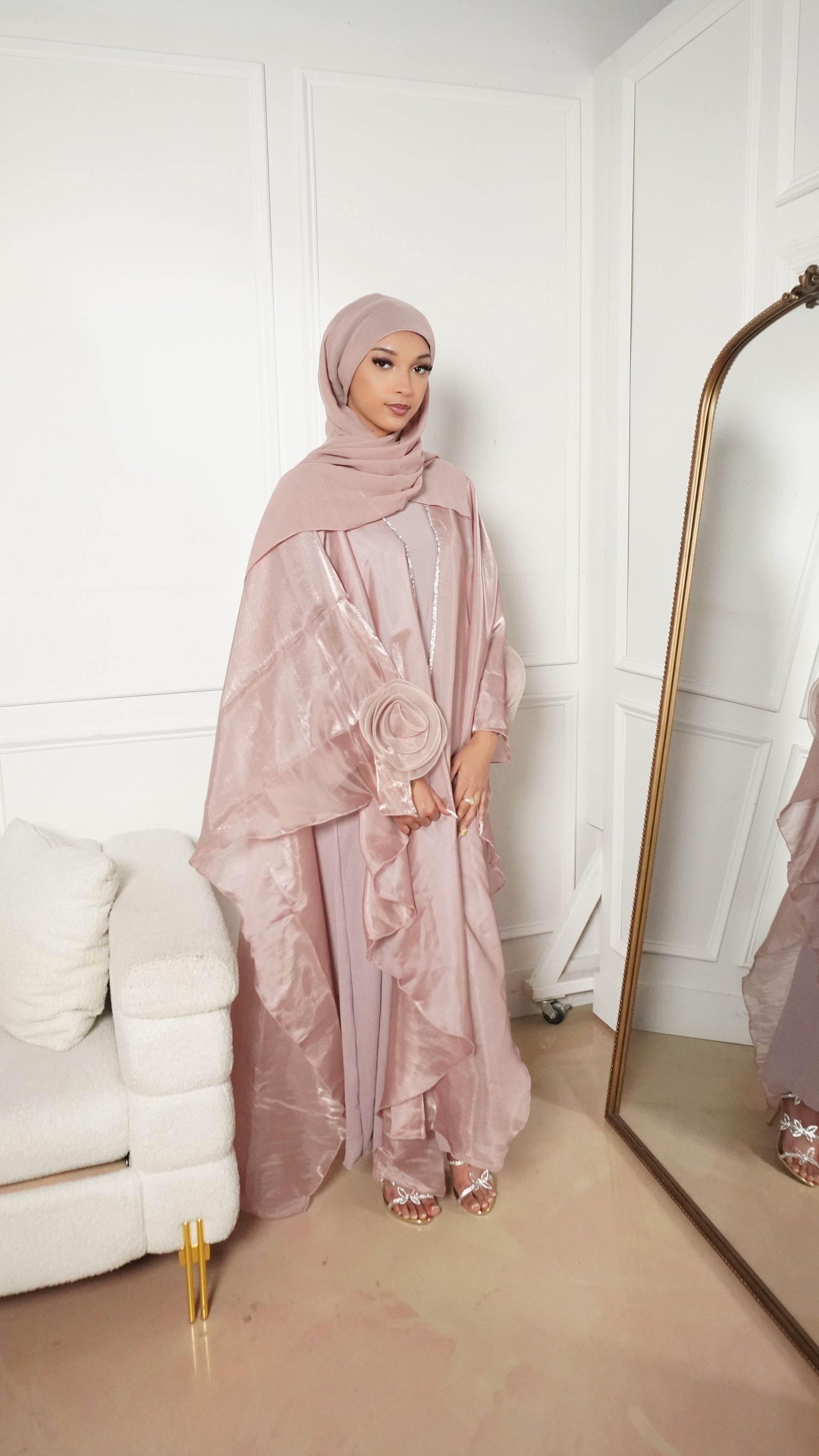 Blush Rose Abaya