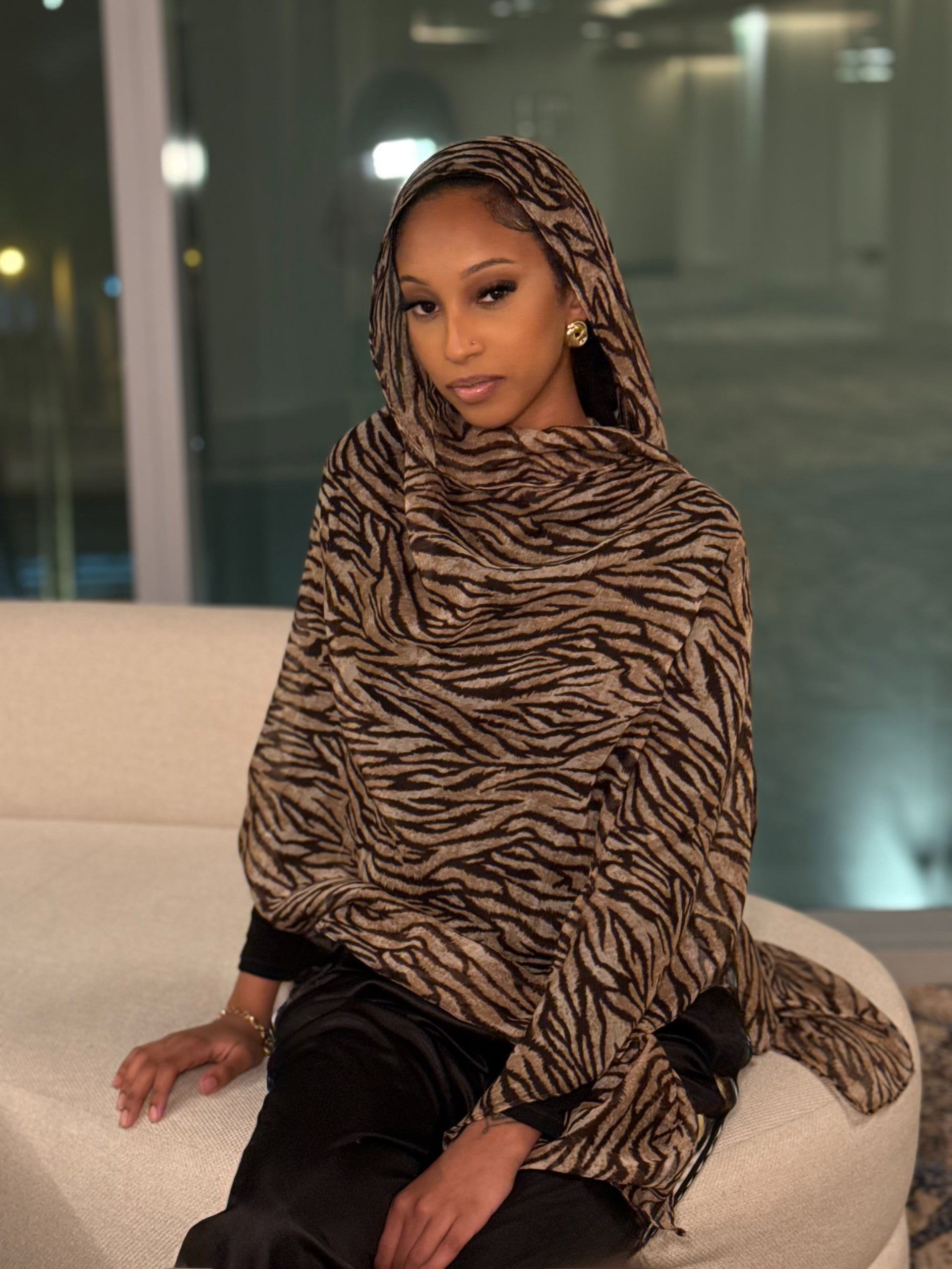 Sand Zebra Hijab