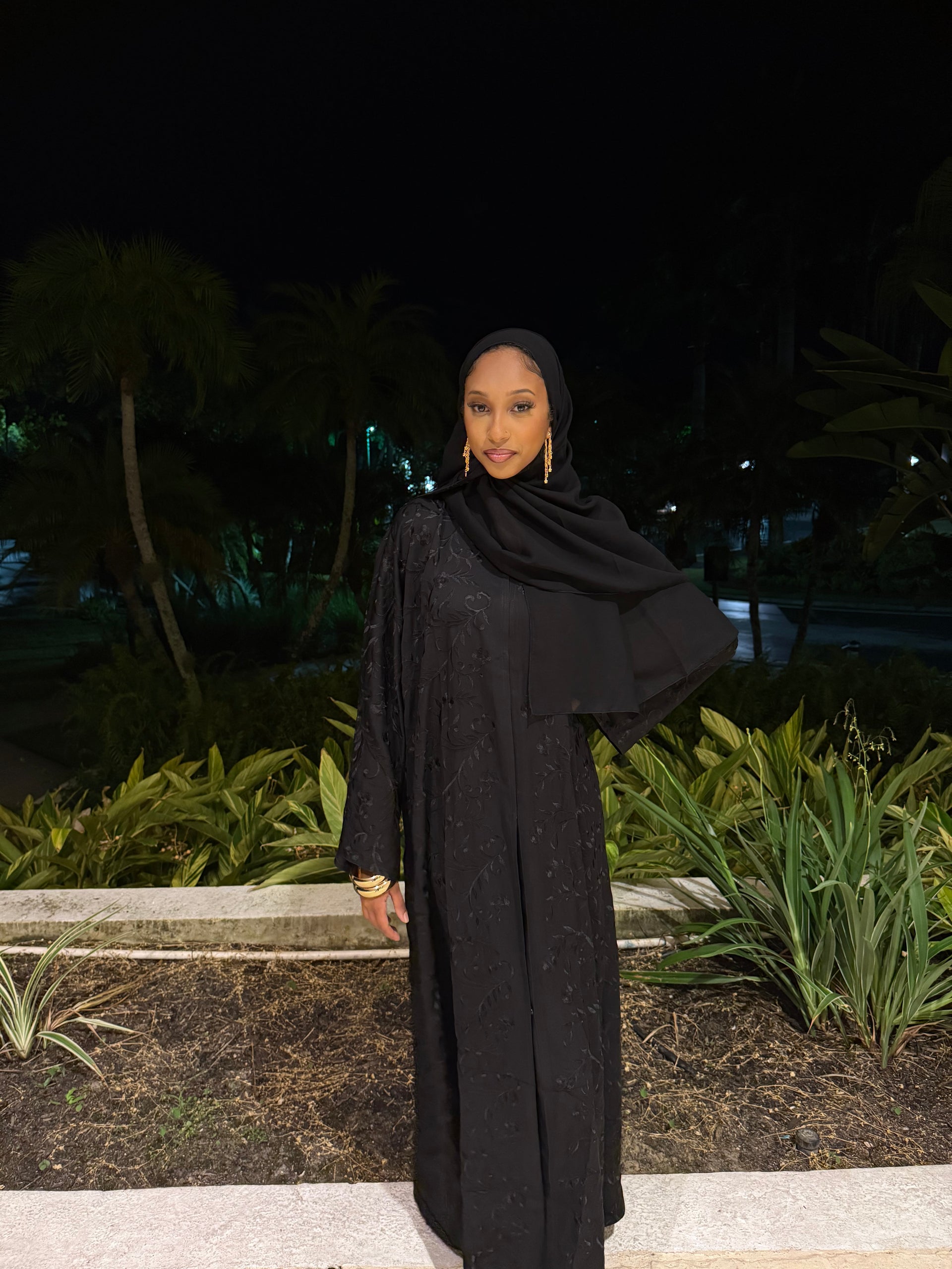 Dalal Embroidery Abaya Set