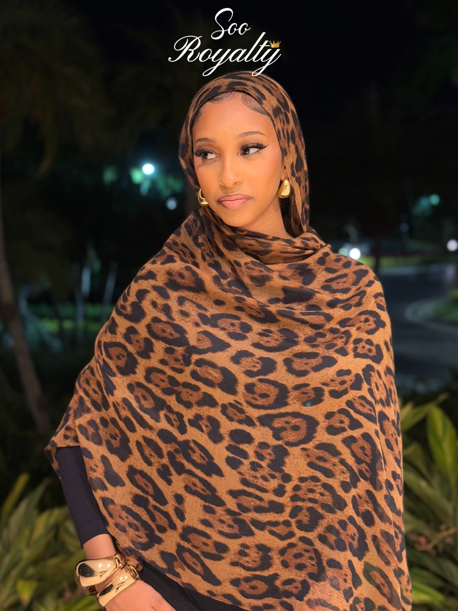 Leopard Print Modal Hijab