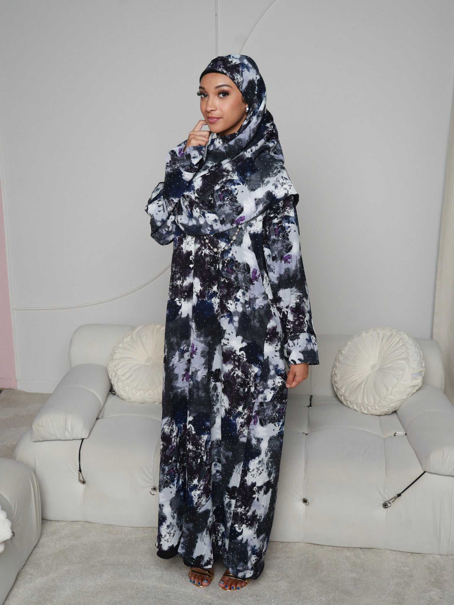 Storm Abaya Set