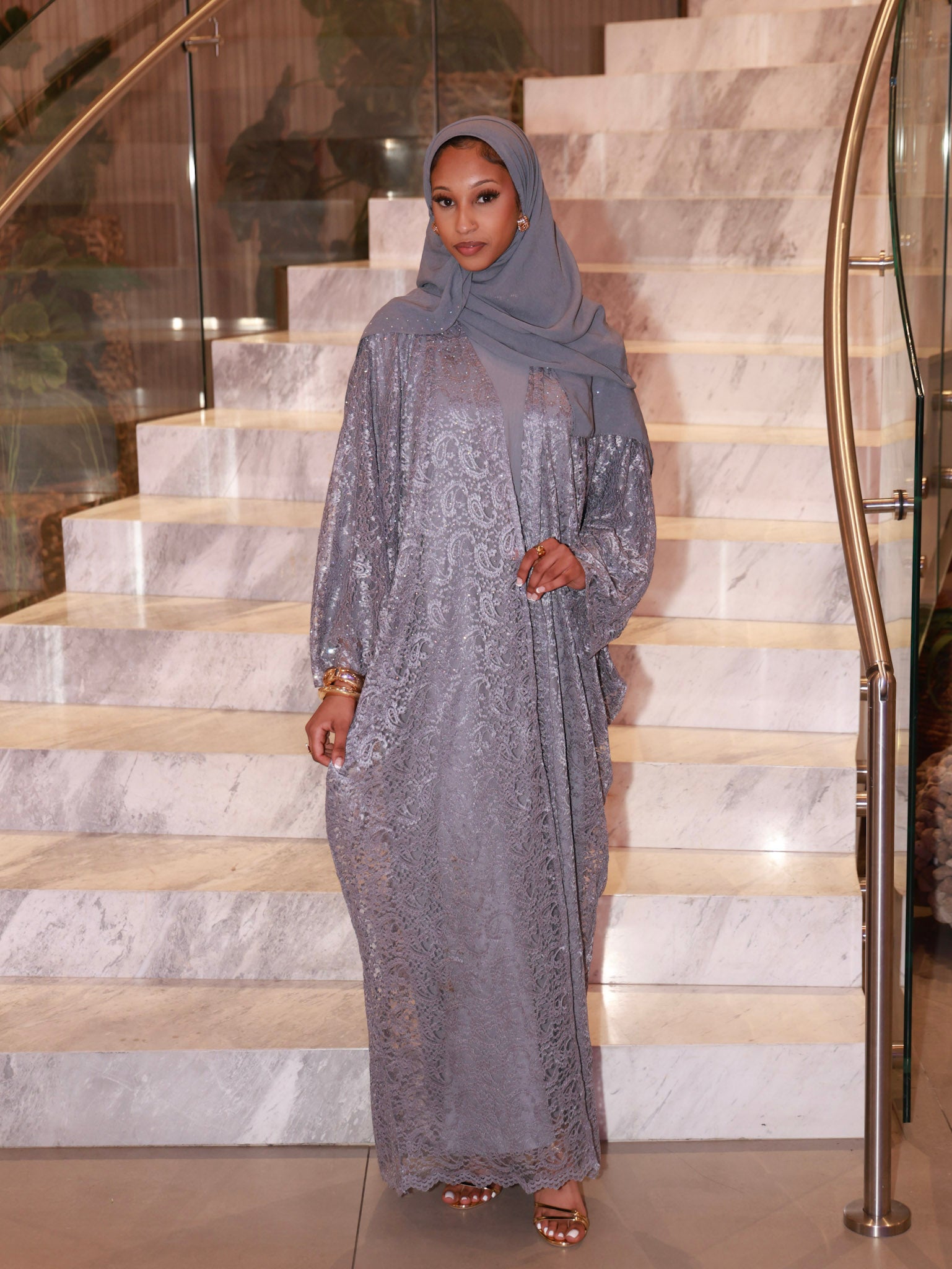 Serenity Lace Abaya